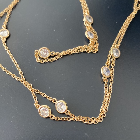 Round CZ Station 36" Necklace
CZ BY KENNETH JAY LANE NWOT - Picture 3 of 5